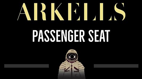Arkells • Passenger Seat (CC) 🎤 [Karaoke] [Instrumental Lyrics]