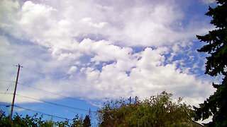 IECV TLV #51 - 👀 Time Lapse Wide Shot Of Clouds In The Sky 6-26-2019