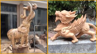 Top 10 Woodworking amazing woodcarving skill