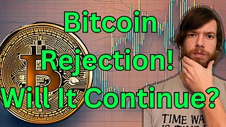 Bitcoin Rejection! Will It Continue? E 633 #crypto #grt #xrp #algo #ankr #btc #crypto