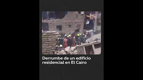 Se derrumba un edificio en El Cairo y deja 9 muertos