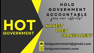 HOT Government Meeting will be (live streamed) Wednesday June 7, 2023 6:30 Central