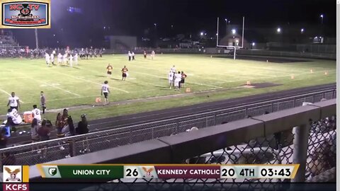 NCTV45 LIVE HIGH SCHOOL FOOTBALL KENNEDY CATHOLIC VS UNION CITY SEPTEMBER 2 2022