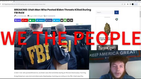 FBI Kills Man Who THREATENED Biden