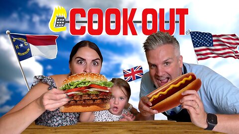 Brits Try COOKOUT for the first time In North Carolina USA !