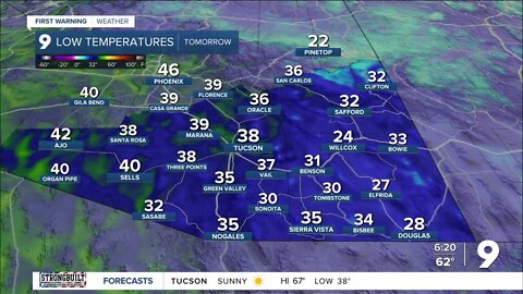 A chilly start to the holiday weekend