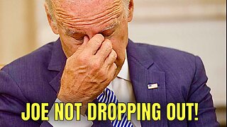 🚨 BREAKING: Biden’s Handlers say Joe Biden will NOT DROP OUT of the Presidential race! 😮