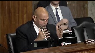 Sen John Fetterman Struggles At Hearing To Complete Sentences and Thoughts