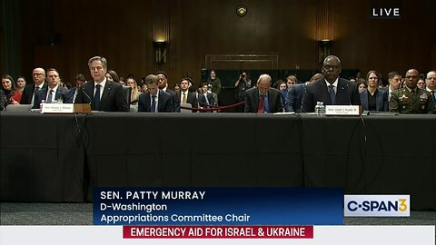 Secretaries Blinken and Austin Testify on Emergency Aid for Israel and Ukraine