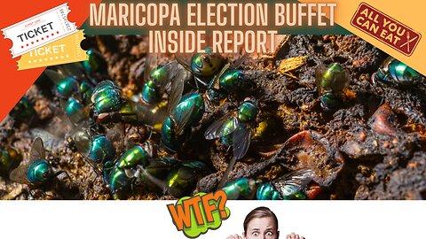 BREAKING ON GROUND WHISTLE BLOWER- Maricopa's Election Buffet - Inside Report of The Mess!