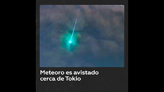 Un meteoro cruza el cielo japonés cerca de Tokio