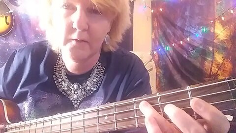 Down Around The Corner - CCR bass lesson by Cari Dell main riff