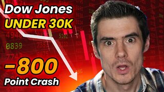 Dow Drops Below 30,000, Here’s why… 2022 Recession UPDATE