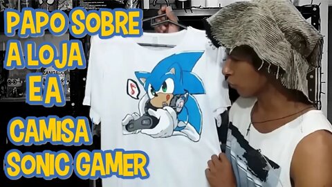 LOJA OFICINA NERD - CAMISA SONIC