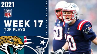 GAME HIGHLIGHTS Patriots vs. Jaguars Week 17 2021 - NFL