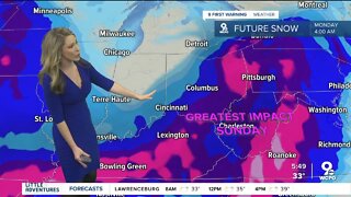 Snow looking more likely for Sunday
