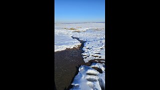 Gentle flowing mountain stream