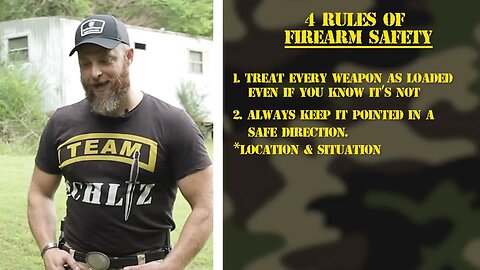 The 4 Rules of Gun Safety!