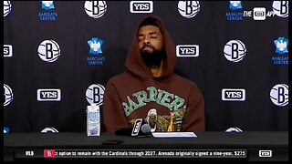 NBA's Kyrie Irving Shuts Down Reporter Claiming He Was ‘Promoting’ Alex Jones