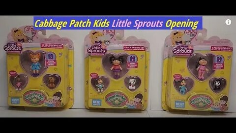💚 Cabbage Patch Kids Little Sprouts 💚 Opening Rare Dolls Friends Toy MTG review retro CPK GPK