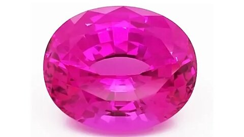 Chatham Oval Pink Sapphire: Lab Grown Oval Pink Sapphire