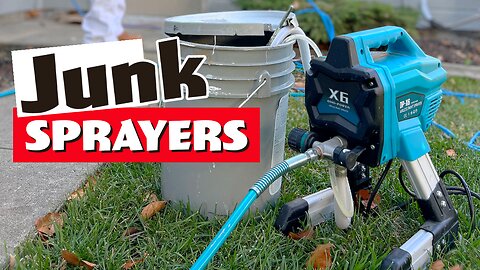 Junk airless sprayer! Dino X6 Review.