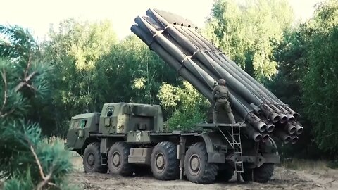 💥 Central MD's BM-30 "Smerch" MLRS Hammering Ukrainian Nationalists Positions & Field Depot's 💥