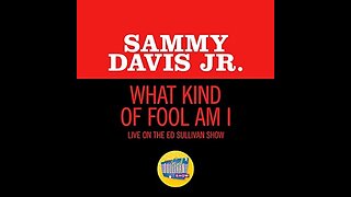 Sammy Davis Jr - What Kind of fool am I (Live on the Ed Sullivan Show - 1964)