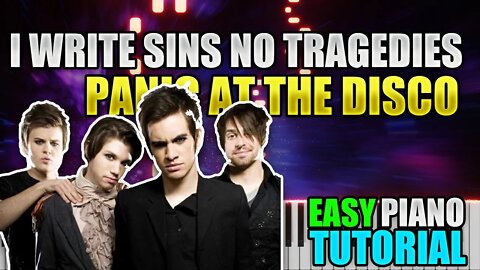 I Write Sins No Tragedies - Panic! at the Disco | Easy Piano Tutorial