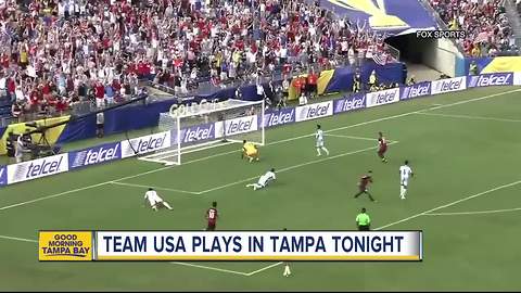 Tampa hosts USA Gold Cup soccer game Wednesday