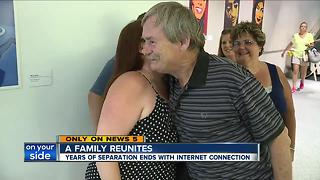 Army veteran reconnects with his family after 20 years