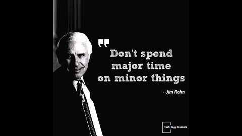 How to take charge of your life- Jim Rohn