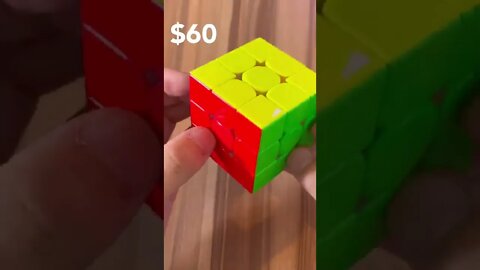 $1 to $100 Rubik’s Cube Comparison #Shorts