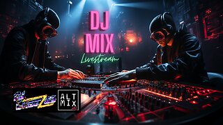 Synthwave Darkwave 80s 90s Electronica and more DJ MIX Livestream with Guest AlternativeMixtapes from Rumble