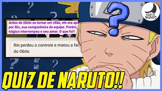 Respondendo QUIZ (Perguntas) Sobre NARUTO | Hueco Mundo