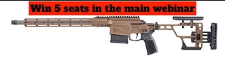 LIMITED TO 2 SEATS PER PERSON Sig Sauer Cross Rifle FDE MINI #1 for 5 seats in the main webinar