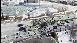 Ontario Police Move In On Truckers Blocking Ambassador Bridge