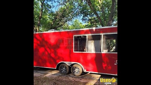 2021 Continental Cargo 8.5' x 22' Barbecue Concession Trailer with Porch for Sale in Texas