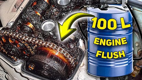 Will a barrel of engine flush clean a sludgy engine?