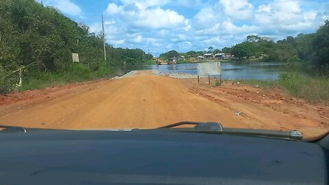 travessia do Rio Mucuim. 70 km de LABREA-AM