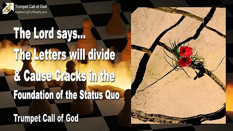 Sep 17, 2005 🎺 These Letters will divide and cause Cracks in the Foundation of the Status Quo