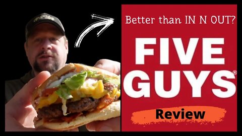 Five Guys Burgers review [ cheeseburger showdown ] hamburger tour.