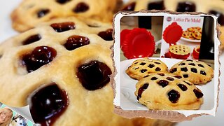 Upgrade Your Dessert Game with Baked Cherry Lattice Pies!