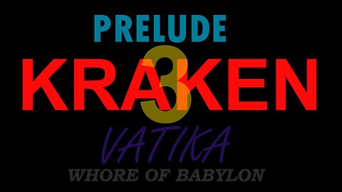 FCB D3CODE 🚨🚨 KRAKEN 3 - VATIKA D3CODE - PRELUDE