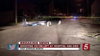 Man Dies After Nashville Shooting; Gunman Sought