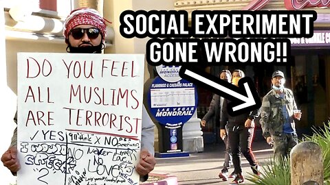 DO YOU FEEL ALL MUSLIMS ARE TERRORISTS? GONE WRONG!! SOCIAL EXPERIMENT IN AMERICA