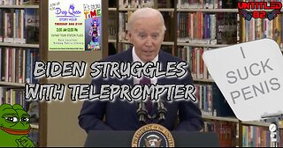 Biden Struggles Reading Teleprompter