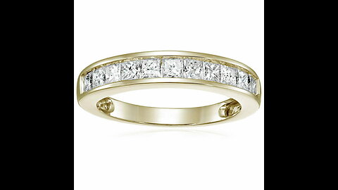 Vir Jewels 12 carat (ctw) Diamond Wedding Anniversary Band for Women, Round Diamond Engagement...