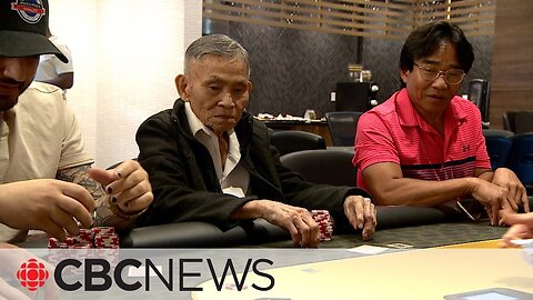 He's 103 — but still flipping cards at Calgary poker tables