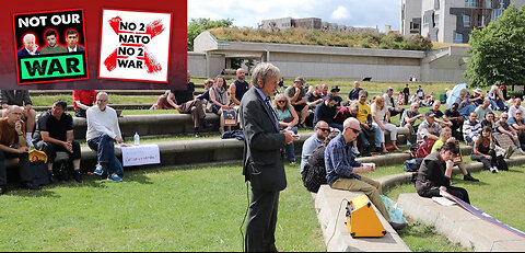 Brian Gerrish speaks at the UK Column/UNN 'Stop the War' demo